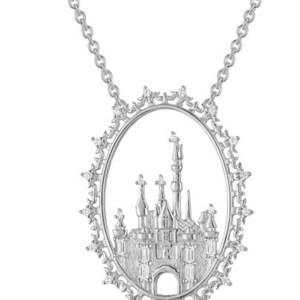 Disneyland 70th Anniversary Castle Necklace Rebecca Hook